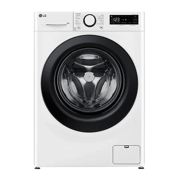 lg ai dd f2r3s09nswb lavatrice slim, caricamento frontale, 9 kg, 46,5 cm, classe a