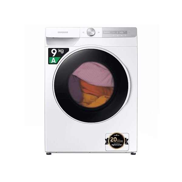 samsung ww90t734dwh/s3 lavatrice, caricamento frontale, 9 kg, 55 cm, classe a