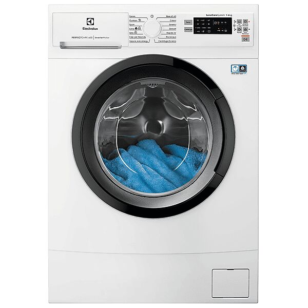 electrolux ew6s526b lavatrice slim, caricamento frontale, 6 kg, 37,8 cm, classe b