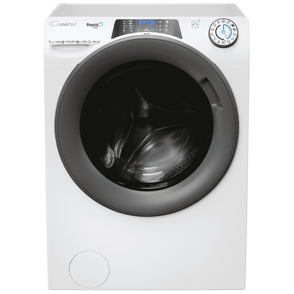 candy rp4 476bwmr/1-s lavatrice slim, caricamento frontale, 7 kg, 45 cm, classe a