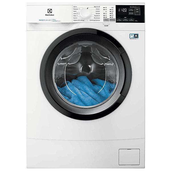 electrolux ew6s462i lavatrice slim, caricamento frontale, 6 kg, 37,8 cm, classe c