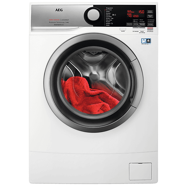 aeg l6se62s lavatrice slim, caricamento frontale, 6 kg, 37,2 cm, classe c