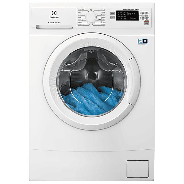 electrolux ew6s526i lavatrice slim, caricamento frontale, 6 kg, 37,8 cm, classe d