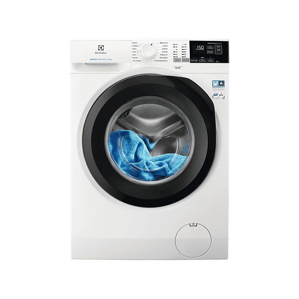 electrolux ew6fch484 lavatrice, caricamento frontale, 8 kg, 54,7 cm, classe a