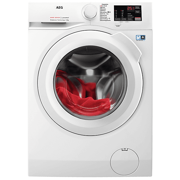 aeg l6fbi48w lavatrice, caricamento frontale, 8 kg, 54,7 cm, classe a