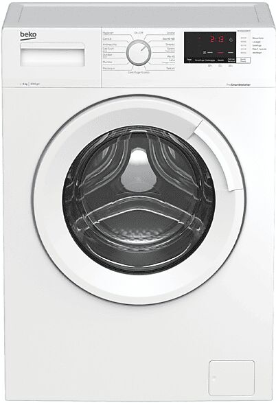 beko wuxs61032wi-it lavatrice, caricamento frontale, 6 kg, 40 cm, classe d