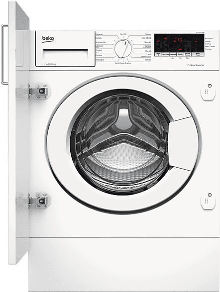 beko witc7612b0w lavatrice incasso, caricamento frontale, 7 kg, 56 cm, classe c