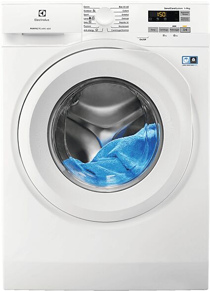 electrolux ew6f594u lavatrice, caricamento frontale, 9 kg, 63,6 cm, classe a