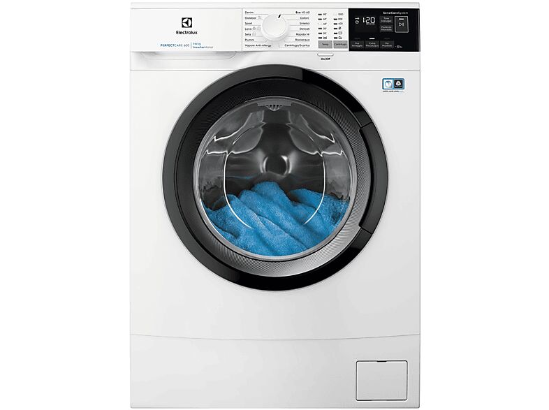 electrolux ew6s462i lavatrice slim, caricamento frontale, 6 kg, 37,8 cm, classe c