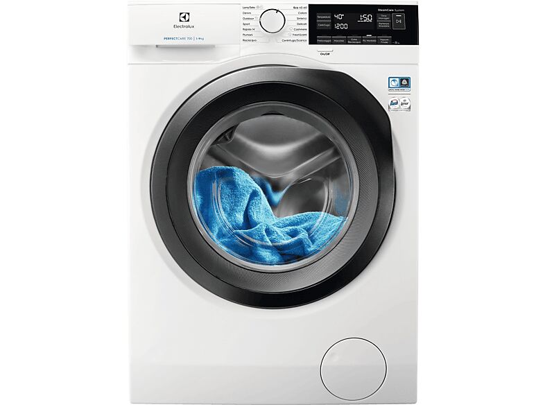electrolux ew7f3h94 lavatrice, caricamento frontale, 9 kg, 63,6 cm, classe a