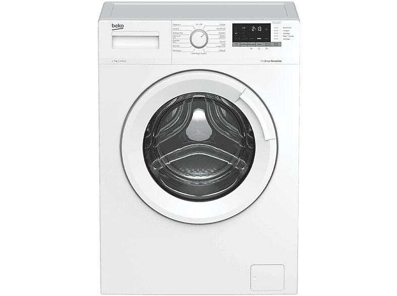 beko wux71232wi-it lavatrice slim, caricamento frontale, 7 kg, 49 cm, classe d
