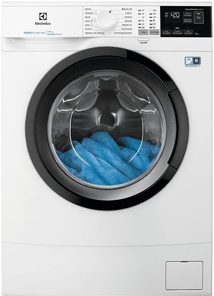 electrolux ew6s472i lavatrice slim, caricamento frontale, 7 kg, 44,9 cm, classe c