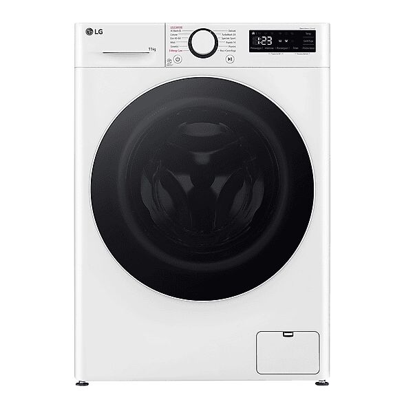 LG AI DD F4R5011TSWW LAVATRICE, Caricamento frontale, 11 kg, 56,5 cm, Classe A