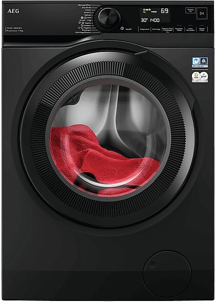 AEG LR7BLACK LAVATRICE, Caricamento frontale, 9 kg, 63,1 cm, Classe A