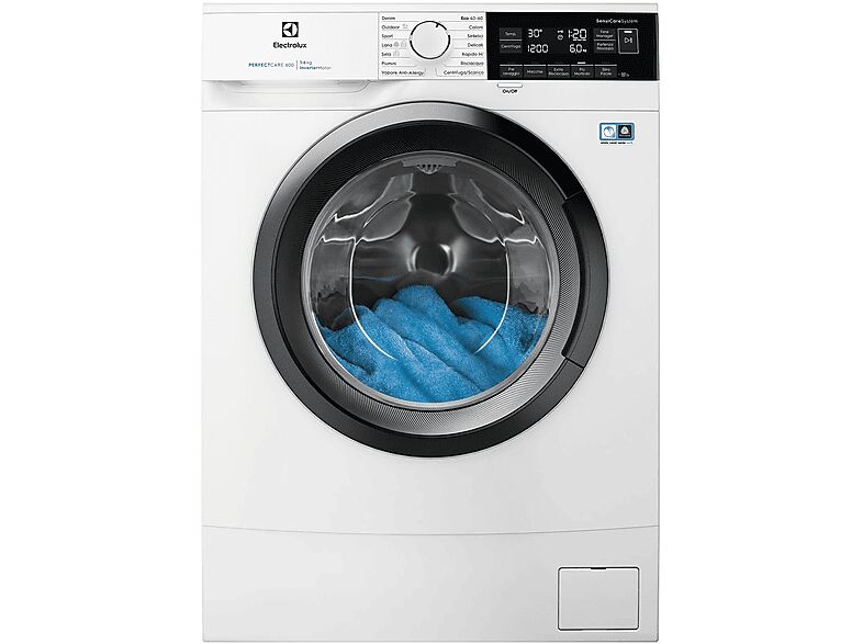 Electrolux EW6S326B LAVATRICE SLIM, Caricamento frontale, 6 kg, 37,8 cm, Classe B