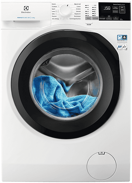 Electrolux EW6FCH484 LAVATRICE, Caricamento frontale, 8 kg, 54,7 cm, Classe A