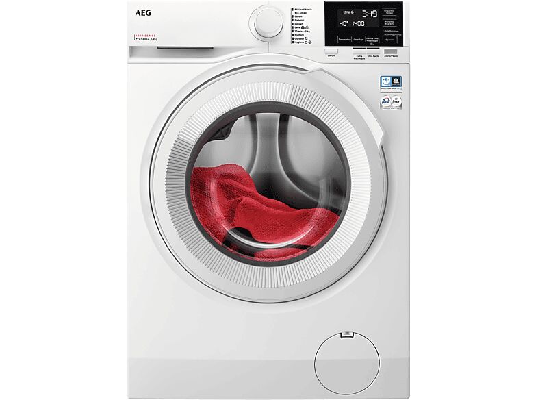 AEG LR6G94OW LAVATRICE, Caricamento frontale, 9 kg, 63,6 cm, Classe A