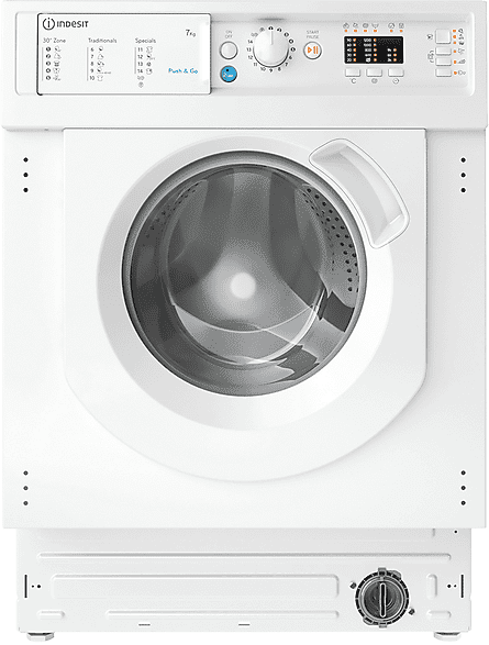 Indesit BI WMIL 71252 EU N LAVATRICE INCASSO, Caricamento frontale, 7 kg, 54,5 cm, Classe E