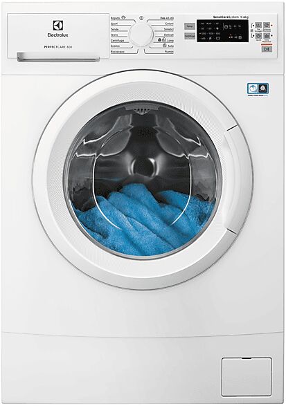 Electrolux EW6S526I LAVATRICE SLIM, Caricamento frontale, 6 kg, 37,8 cm, Classe D