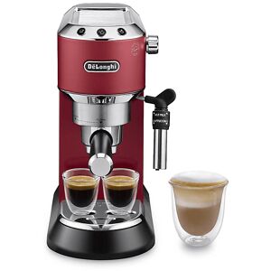 DeLonghi MACCHINA CAFFÈ ESPRESSO  Dedica EC685.R, 1350 W, Rosso