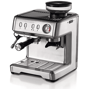 Ariete MACCHINA CAFFÈ ESPRESSO  METAL CON MACINA, 1600 W,