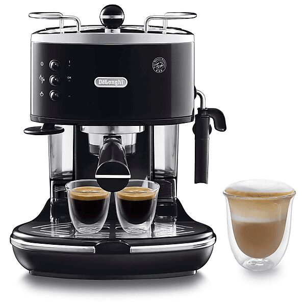 delonghi macchina caffÈ espresso  icona classic eco311.bk, 1100 w, nero