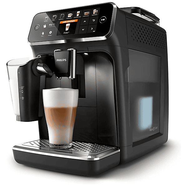 philips serie 5400 lattego ep5441/50 macchina caffÉ automatica, nero lucido