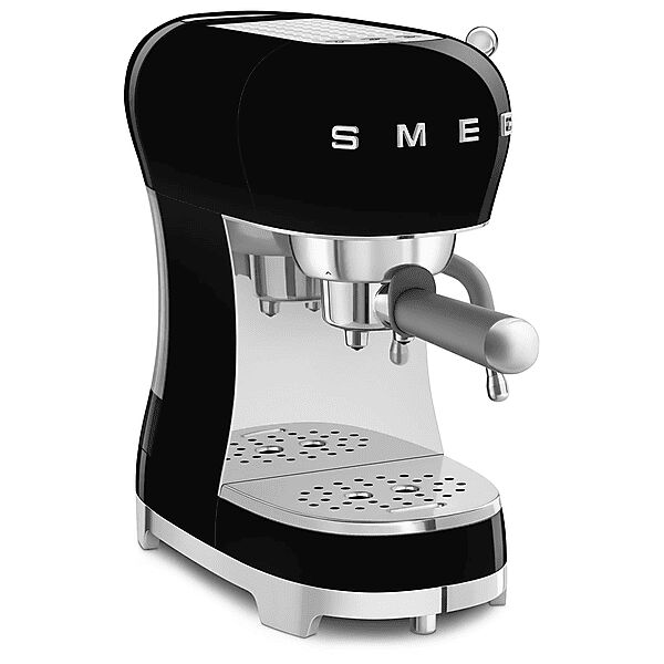 smeg macchina caffÈ espresso  ecf02bleu, 1350 w, nera