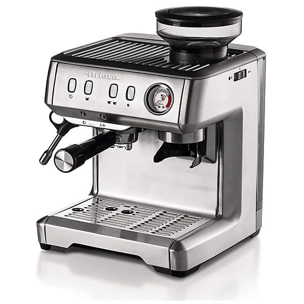 ariete macchina caffÈ espresso  metal con macina, 1600 w,