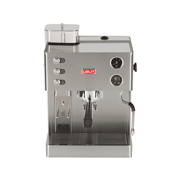 lelit macchina caffÈ espresso  kate, 1200 w, acciaio satinato