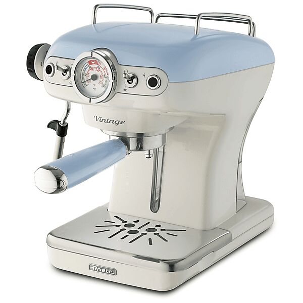 ariete macchina caffÉ  espresso vintage, 850 w, celeste