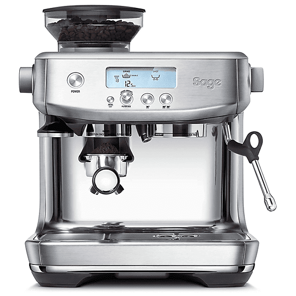 sage the barista pro macchina caffÉ automatica, brushed stainless steel