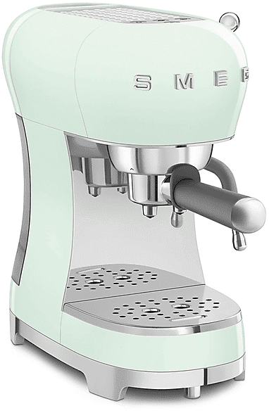 smeg macchina caffÈ espresso  ecf02pgeu, 1350 w, verde