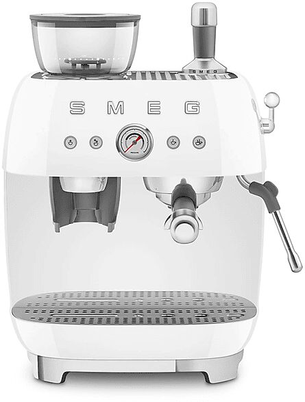 smeg macchina caffÉ  egf03wheu, 1650 w, bianco