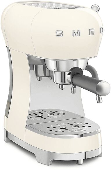 smeg macchina caffÈ espresso  ecf02creu, 1350 w, crema