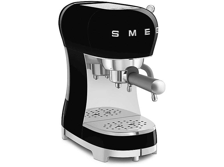 smeg macchina caffÈ espresso  ecf02bleu, 1350 w, nera