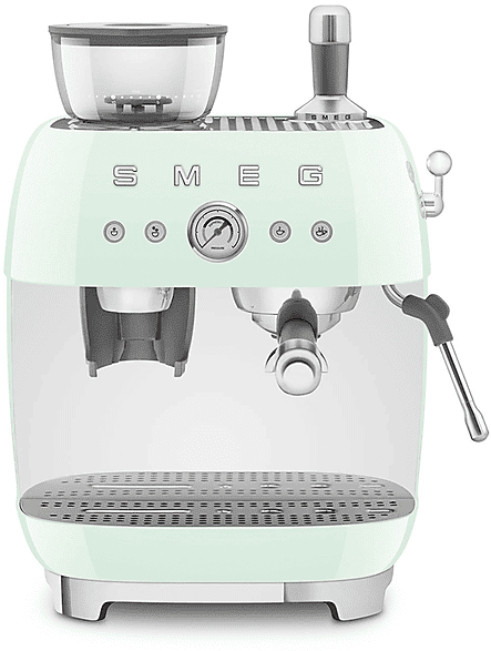 smeg macchina caffÉ  egf03pgeu, 1650 w, verde