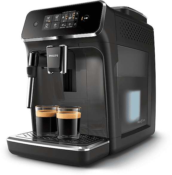 philips series 2200 ep2224/40 macchina caffÉ automatica, nero, grigio/cashmere