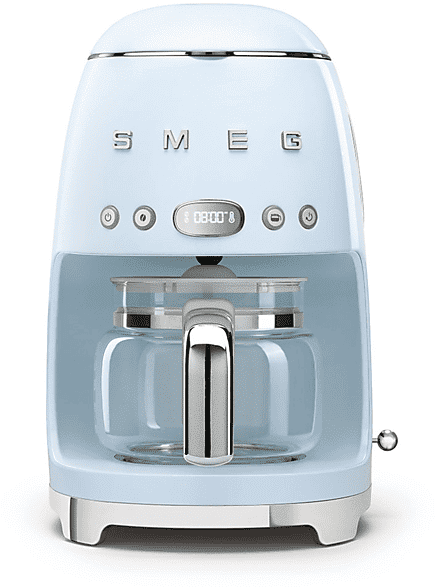 smeg dcf02pbeu macchina caffè americano, azzurro