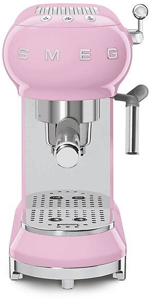 smeg macchina caffÉ  ecf01pkeu, 1350 w, rosa