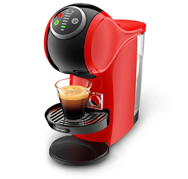 delonghi genio s plus edg315.r macchina caffÈ capsule, rosso