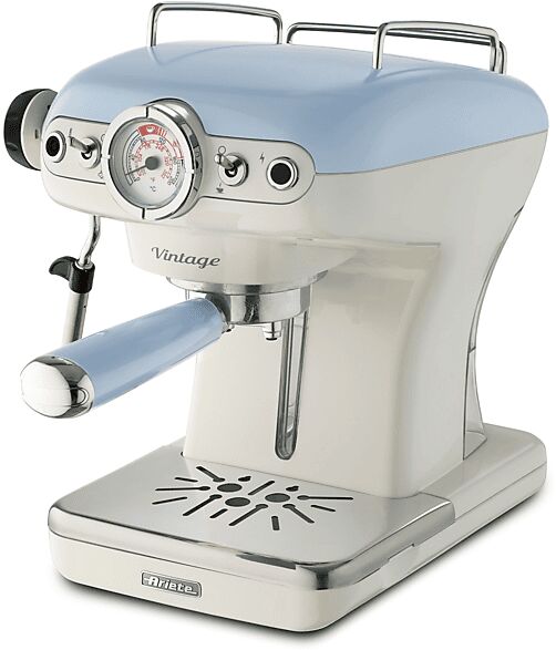 ariete macchina caffÉ  espresso vintage, 850 w, celeste