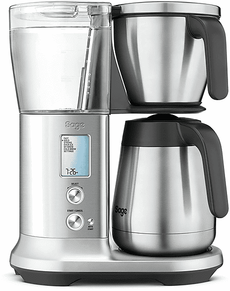 sage precision bewer thermal macchina caffè americano, stainless steel carafe