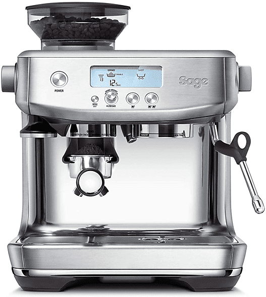 sage the barista pro macchina caffÉ automatica, brushed stainless steel