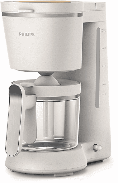 philips eco conscious edition hd5120/00 macchina caffè americano, satinato bianco