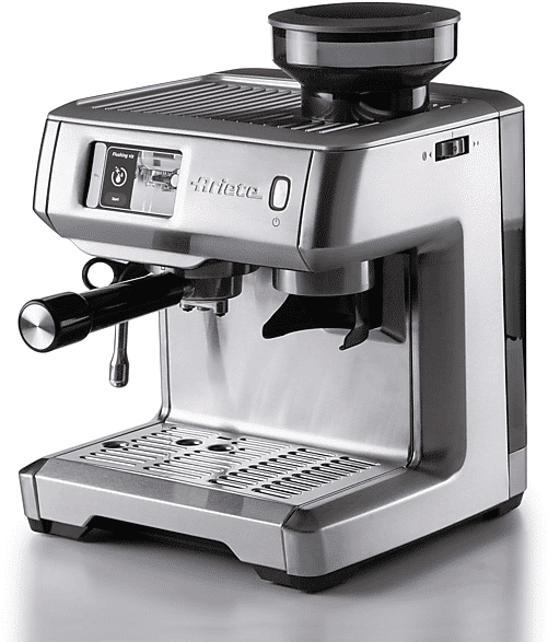 ariete macchina caffÈ  espresso metal con macina, 1600 w,