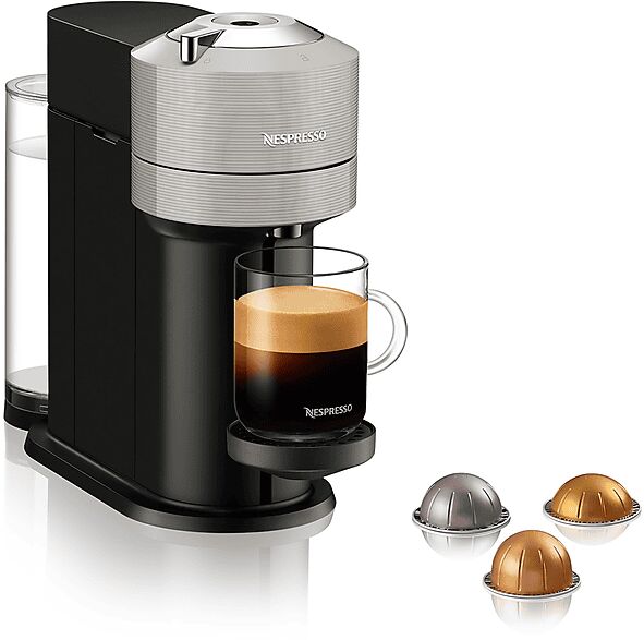 Krups Vertuo Next XN910B MACCHINA CAFFÈ CAPSULE, grigio chiaro