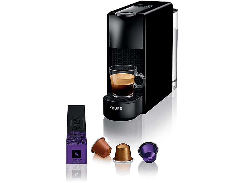 Krups Essenza Mini XN1108K MACCHINA CAFFÈ CAPSULE, nero