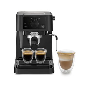 De'Longhi Ec235.Bk, Macchina Da Caffè Espresso Manuale, Cappuccino System, 2 tazze, Nero