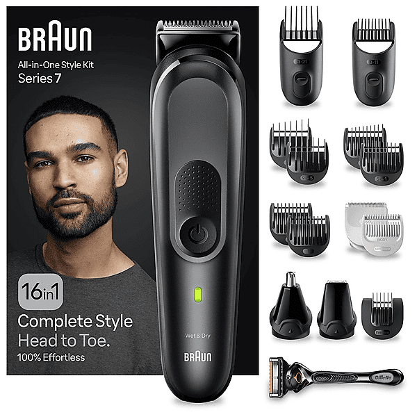 braun regola barba e capelli  series 7 mgk7470